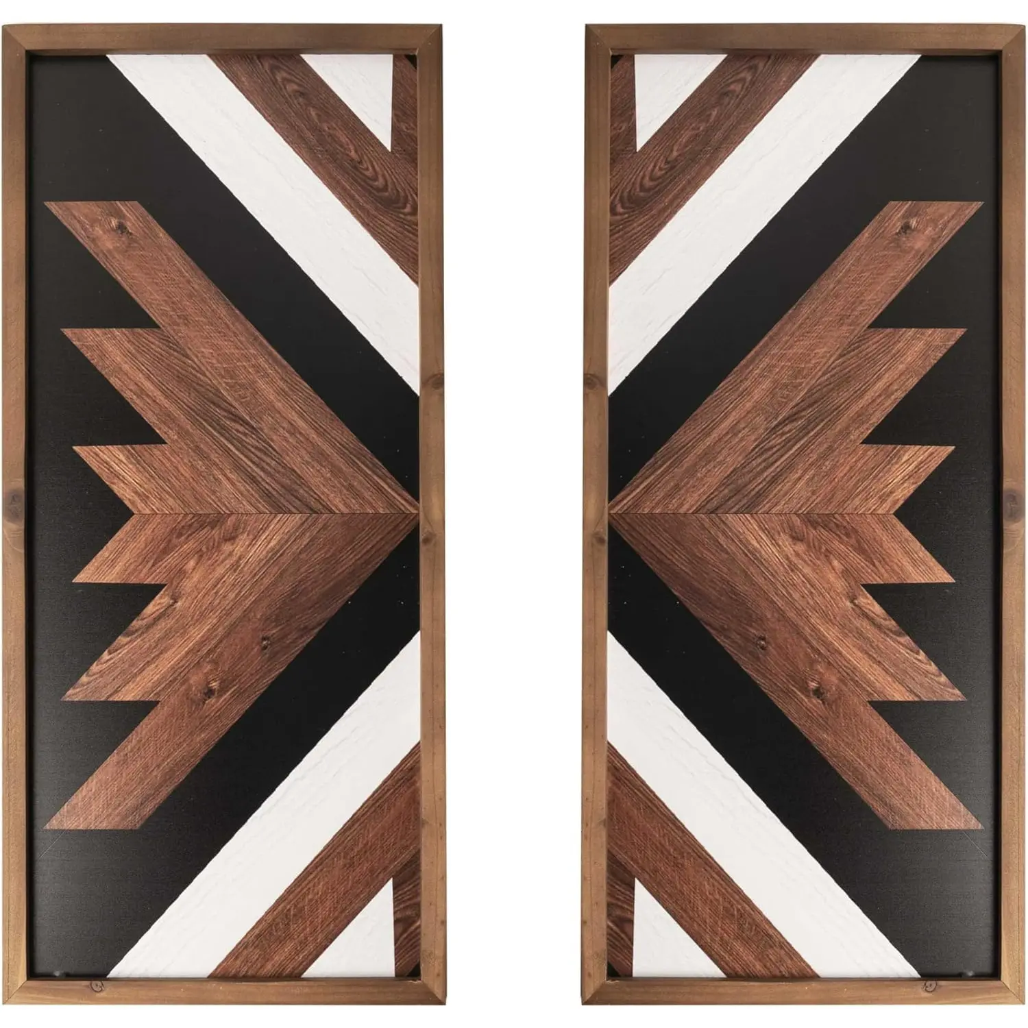 Aztec Wall Decor, Wood Western Wall Art, Southwestern Native American Boho Bathroom Bedroom Living Room rustic Home Decoration