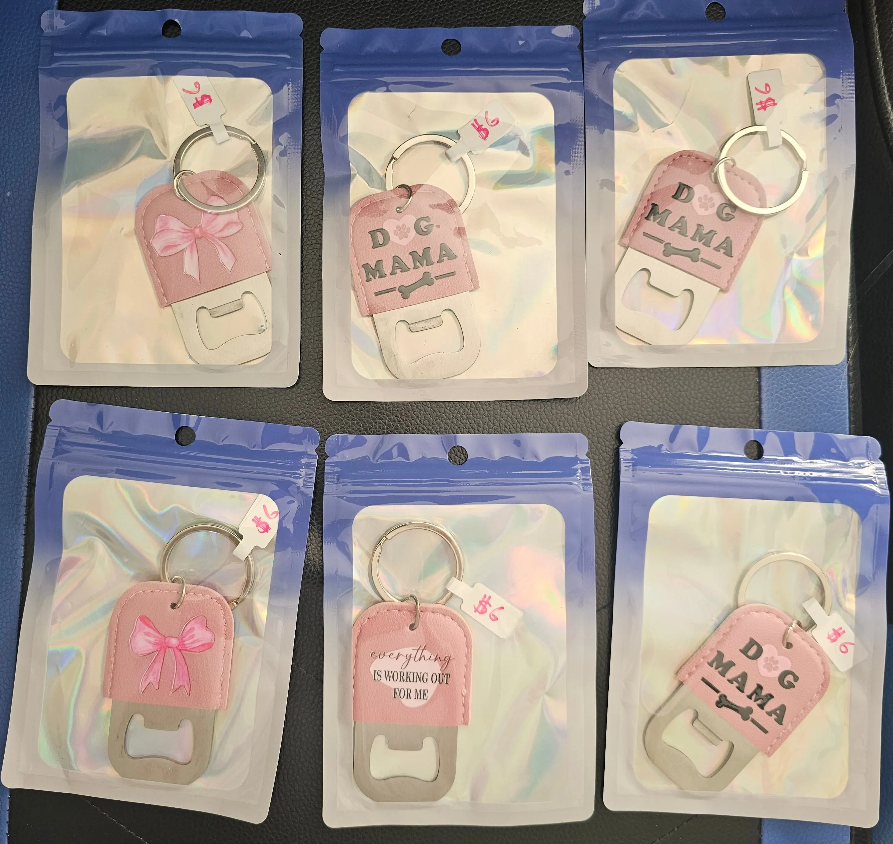 Pink bottle opener