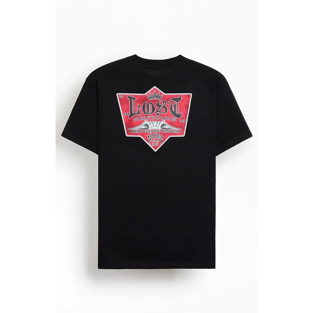 LOST Men's Mayhem Peak Seeking Missle T-Shirt - Multicolor