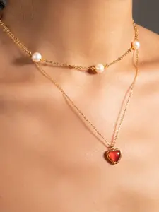 Fashion Heart Pendant Necklace, Valentine's Day Gift Necklace, Elegant Jewelry for Women, Perfect for Special Occasions