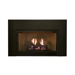Empire Innsbrook 31-Inch Ventless Gas Fireplace Insert with Firebox and Log Set