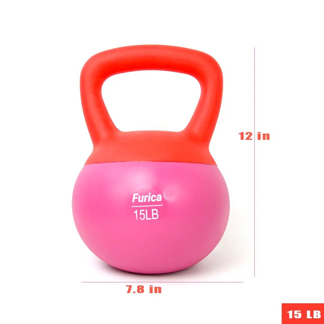 Soft Kettlebell with handle for weightlifting conditioning strength and core training, Weightlifiting Kettlebell fo Home Gym ,Fitness Equipment