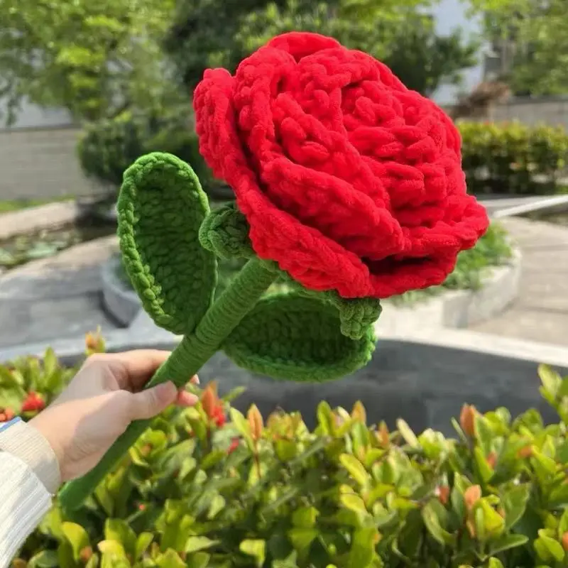 Handmade Giant Rose Artificial Flower, Artificial Roses, Perfect for Mother's Day, Birthday, Valentine's Day, Teacher Appreciation, Christmas Gift, Decorative Flowers