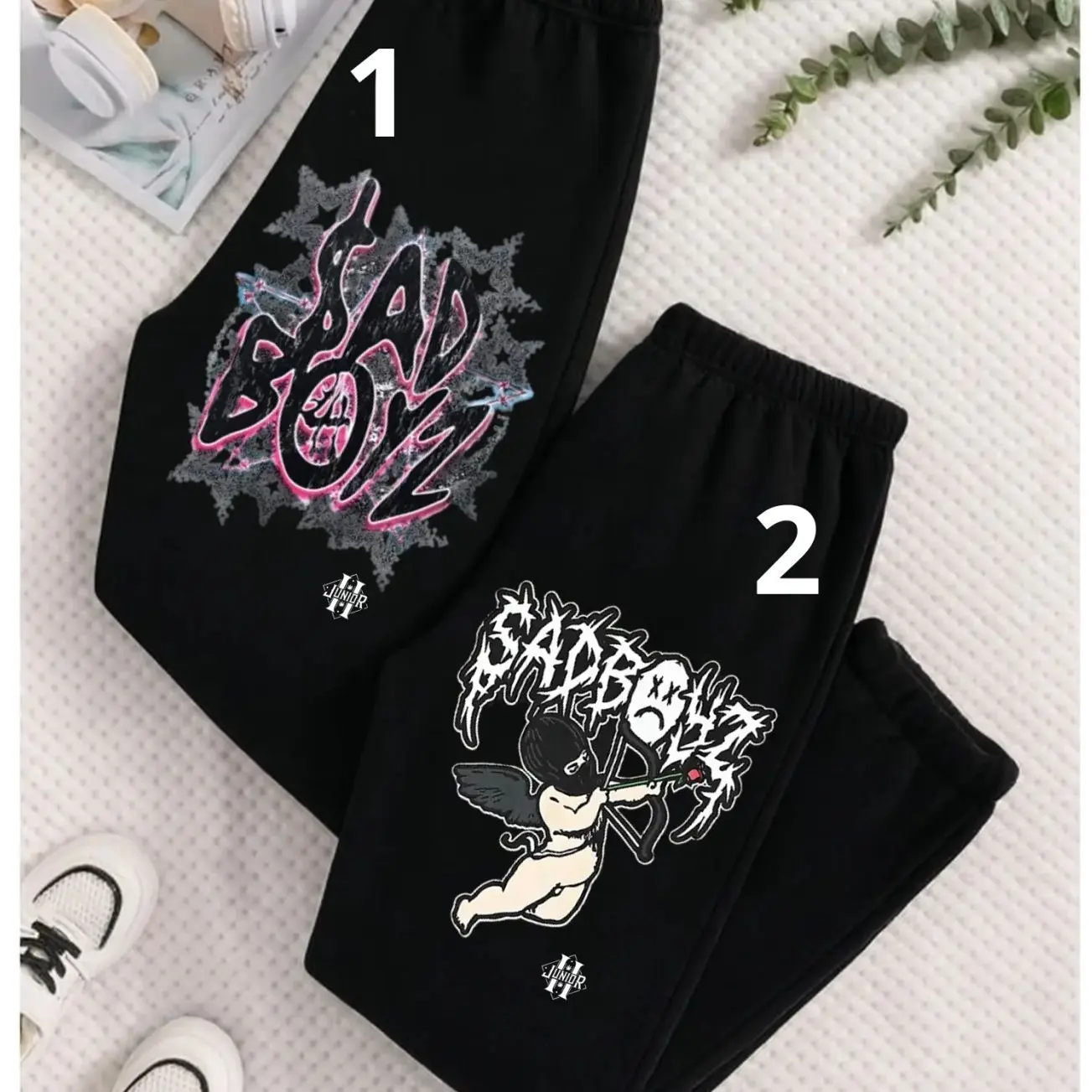 Trending Junior Sad Boyz Unisex Sweats, Sad Boyz 4 Life Baggy Sweatpants, Juni0r H Mexico Pants, Hip Hop Clothing, Music Gift For Fans, USA Made I