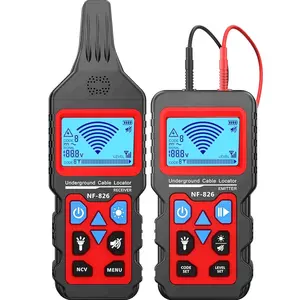 NF-826 Underground Wire Locator, Buried Wire Tracer Cable Locator Circuit Breakers, fuses, Wires, Short Circuits, Open Circuits for Dog Fence Cables Irrigation Control Wires,Tone Generator Kit