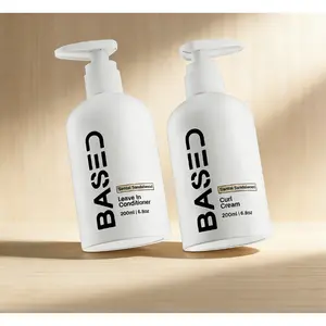 Curly Hair SAVED Non-Toxic Curly Duo: Curl Cream + Leave-In Conditioner| Defines Curls, Stops Frizz, Medium Hold (Agave + Silk Protein = INSTANT Hydration!)