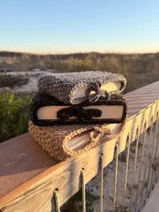 Small Handmade Crochet Book Covers