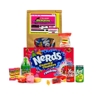 IT'SUGAR 2000s Decade Snack Bag - Can-Packaged Storage Solution, Room Temperature Compatible, Sweet-Sour Flavor Snack Holders
