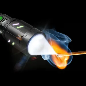 Latest 2025 Super Powerful Flashlight Super Strong Light Igniter, Multifunctional Outdoor Camping and Hiking Adventure Torch, 5000mah Large Capacity Long Battery Life