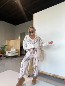 Tie-Dye Sweatshirt Casual Set