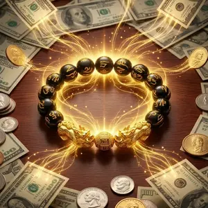 Wealth-Attracting Pixiu Beaded Bracelet – Wealth & Career, Confidence & Positive Energy, Feng Shui, Luck Enhancement — Chinese Energy Jewelry, Unisex Gift