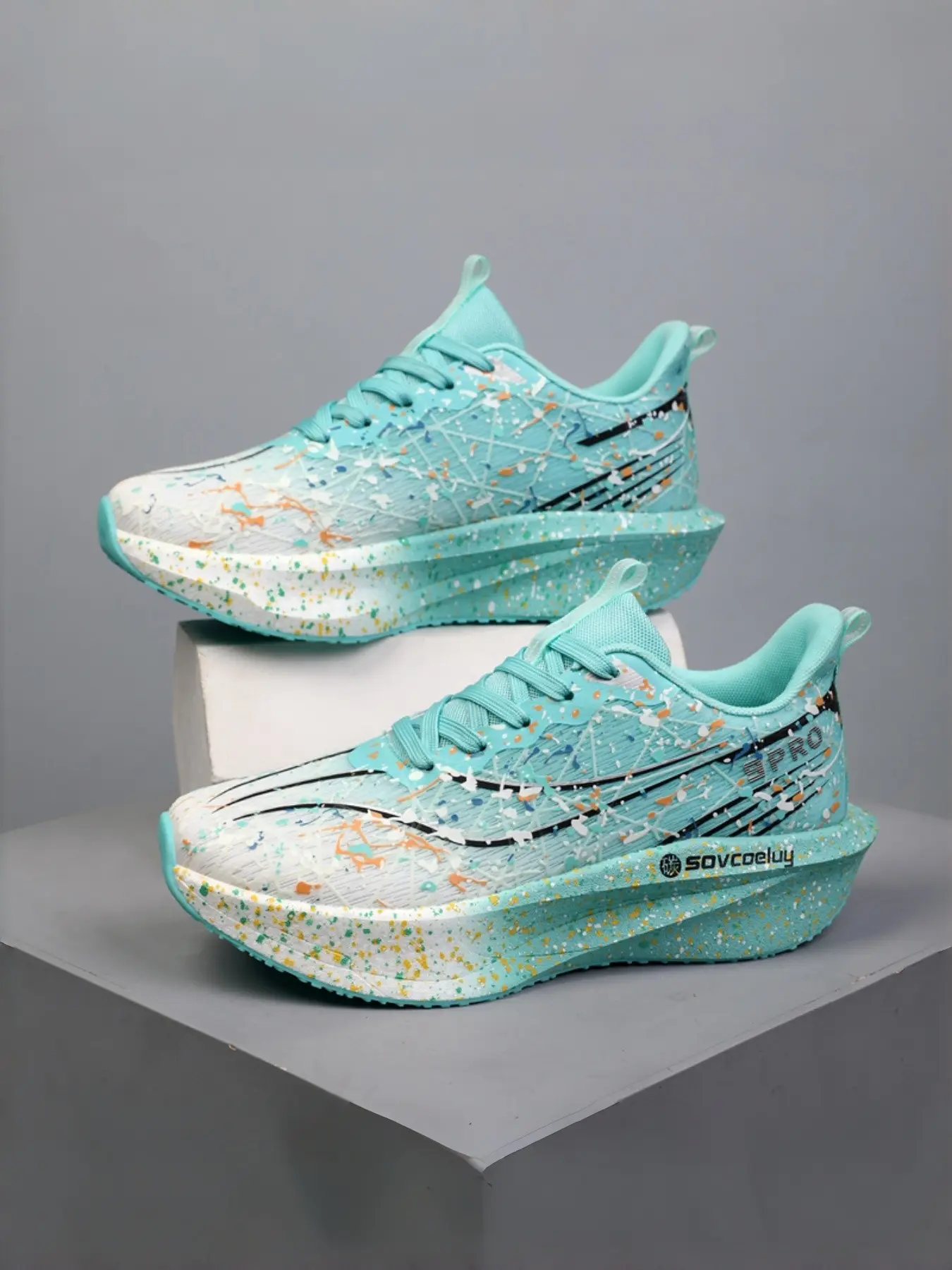 High-Performance Marathon Running Shoes, Carbon Board Technology, Lightweight Shock Absorption, Anti-Slip Breathable Design, Men's Training Shoes, Breathable Running Sneakers, Sports Running Shoes, Running Trainers, Running Footwear