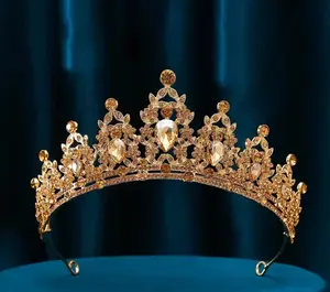 Regal Tiara Crown Headpiece for Weddings and Special Occasions and any floral bouquet . princess crown