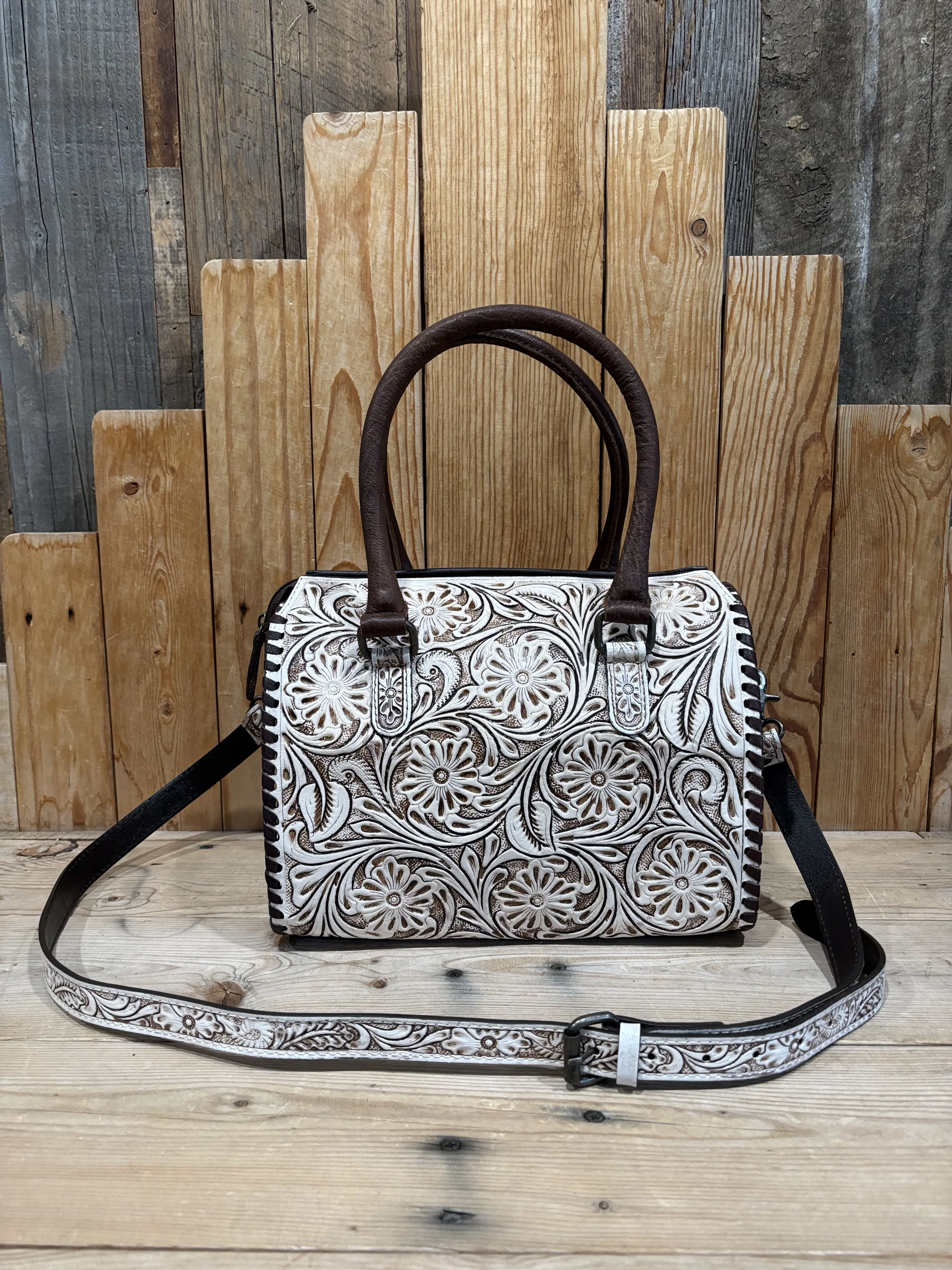 Antique White MEDIUM Speedy Crossbody!