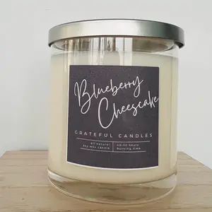 Blueberry cheesecake candle Blueberry cheesecake candle