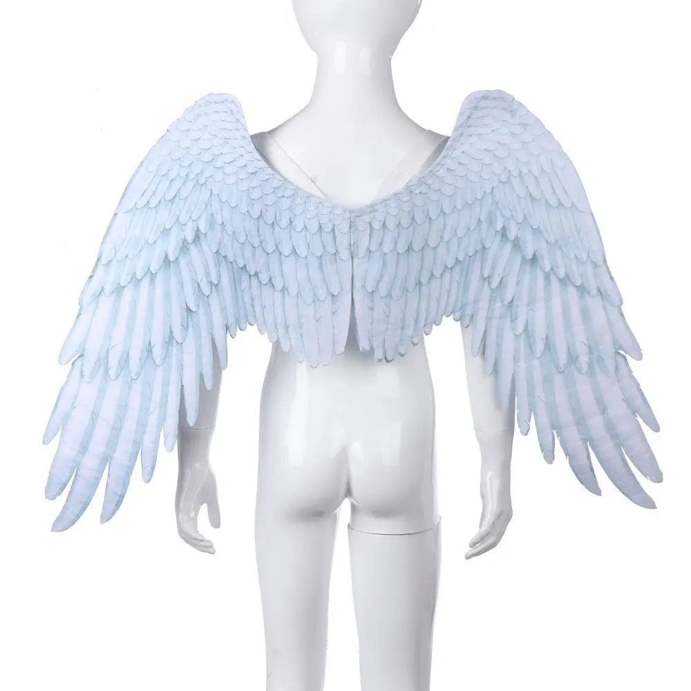 1pc Angel Wings Costume Prop, Carnival Mardi Gras Halloween Wings, Party Stage Performance Angel Wings Accessory