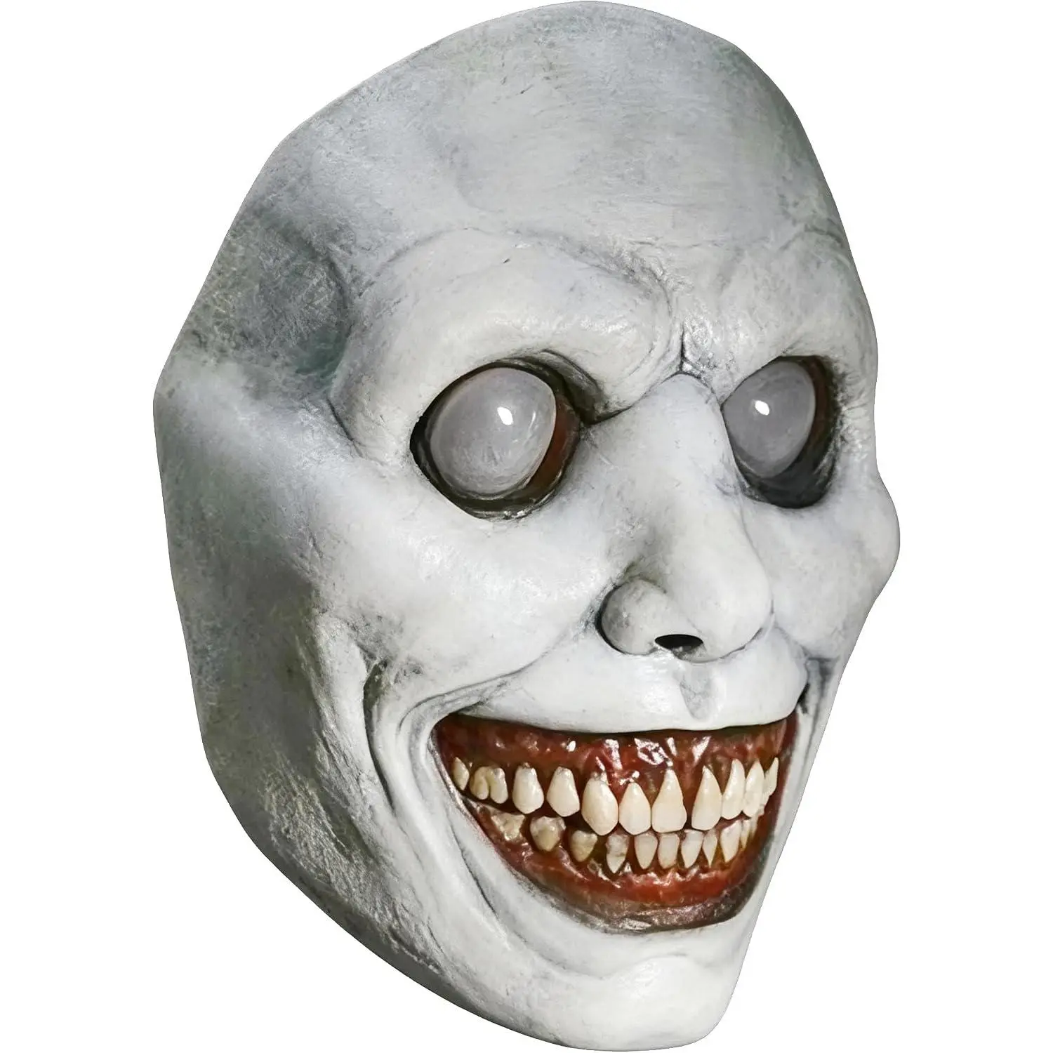 Scary Halloween Mask for Adults, Breathable, Realistic and Durable Natural Latex Smiling Demon Mask for Cosplay and Halloween Party