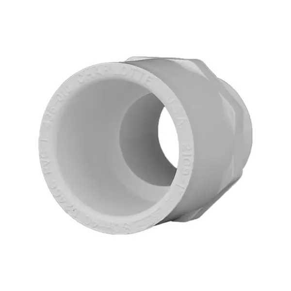 Charlotte Pipe Schedule 40 1 in. Slip X 1 in. D MPT PVC Pipe Adapter – Durable & Reliable Plumbing Fitting