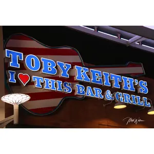Toby Keith Bar sign