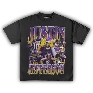 JUSTIN JEFFERSON TEE UNISEX T-SHIRT, GRAPHIC TEE, GIFT FOR FANS