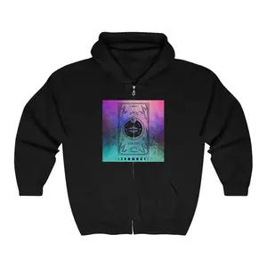 Galaxy Gemini Zodiac Zip-Up Hoodie Classic Menswear