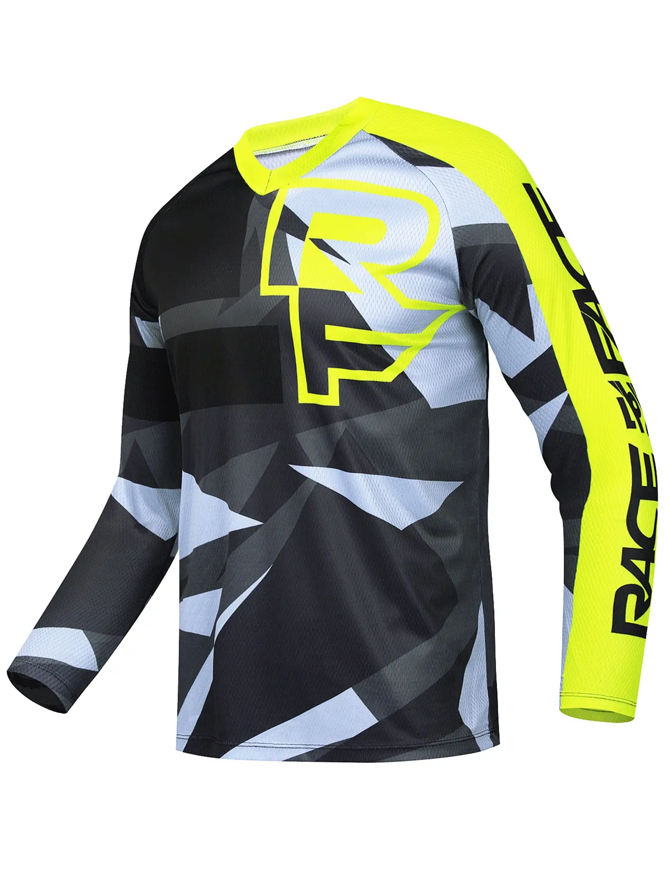 Men's Long Sleeve Motorcycle Jersey, Bicycle Shirt, Mountain Bike Downhill Off-Road Clothing, ATV Gear