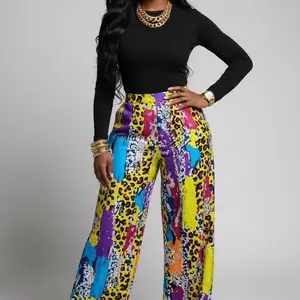 Belle Slay Palazzo Pants High-Waisted Wide-Leg Pants for Women