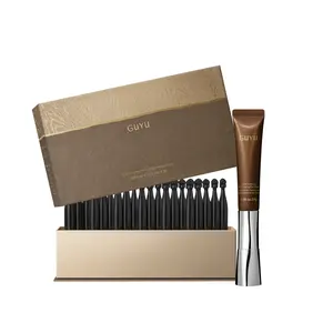 GUYU Ginseng Firming Skincare Set - Ginseng EMS Eye Cream & Brightening Essence 30/60 Tubes*1.5ml, Micro-current tech, Redlight, Collagen, Peptide, Compound K, Anti-Aging, Reduce Finelines Wrinkle, Hydrating, #dealsforyoudays #summeressentials