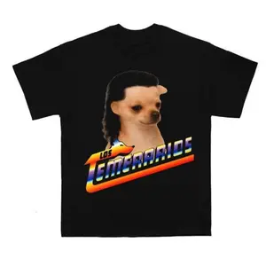 Los Temerarios Dog Shirt, Trendy Funny Cotton Crew Neck Graphic Tees For Men And Women T-Shirt, Lightweight Feel, Moves with You