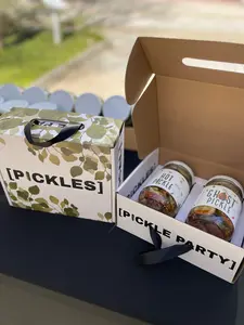 Evergreen and Market 2-Pack Pure Pickles Jars Ambient Gift Box, Combo Multipack Snack for Gifting