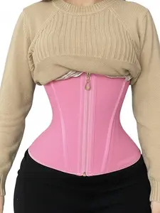 Women's sports belt, pure natural latex corset waist seal, suitable for daily yoga waist slimming, body shaping, body slimming and belly-tightening Columbia belt Shapewear Womenswear