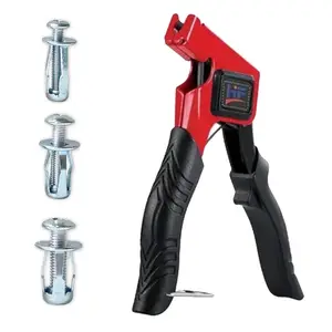 91 Pcs Expansion Screw Petal Nut, M4 M5 M6 Jack Nuts with Heavy-Duty Rivet Gun, Petal Shape Metal Nut with Screws Assembly