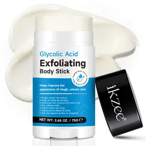 ikzee GLYCOLIC ACID EXFOLIATING BODY STICK,Daily skin care, Chemical Exfoliant, Glycolic Acid Infused, multi-effect in one product, addressing various skin problems, suitable for all skin types, smooth skin, even for sensitive skin
