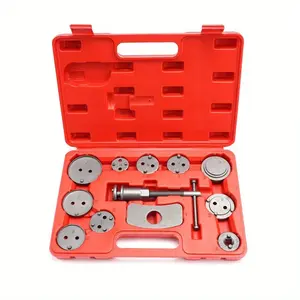 12pcs/Set Universal Car Disc Brake Caliper Rewind Back Brake Piston Compressor Tool Kit Set For Automobiles Garage Repair Tools