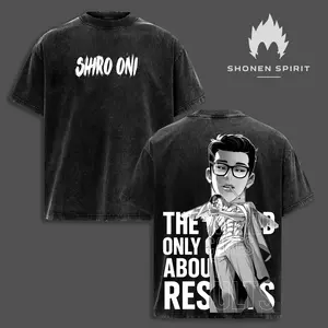 Gun Park "Workers Crew" Lookism Oversized Tee, Vintage Washed Heavy Cotton Anime Manga Shirt, Streetwear Graphic T-Shirt Gift for Fans