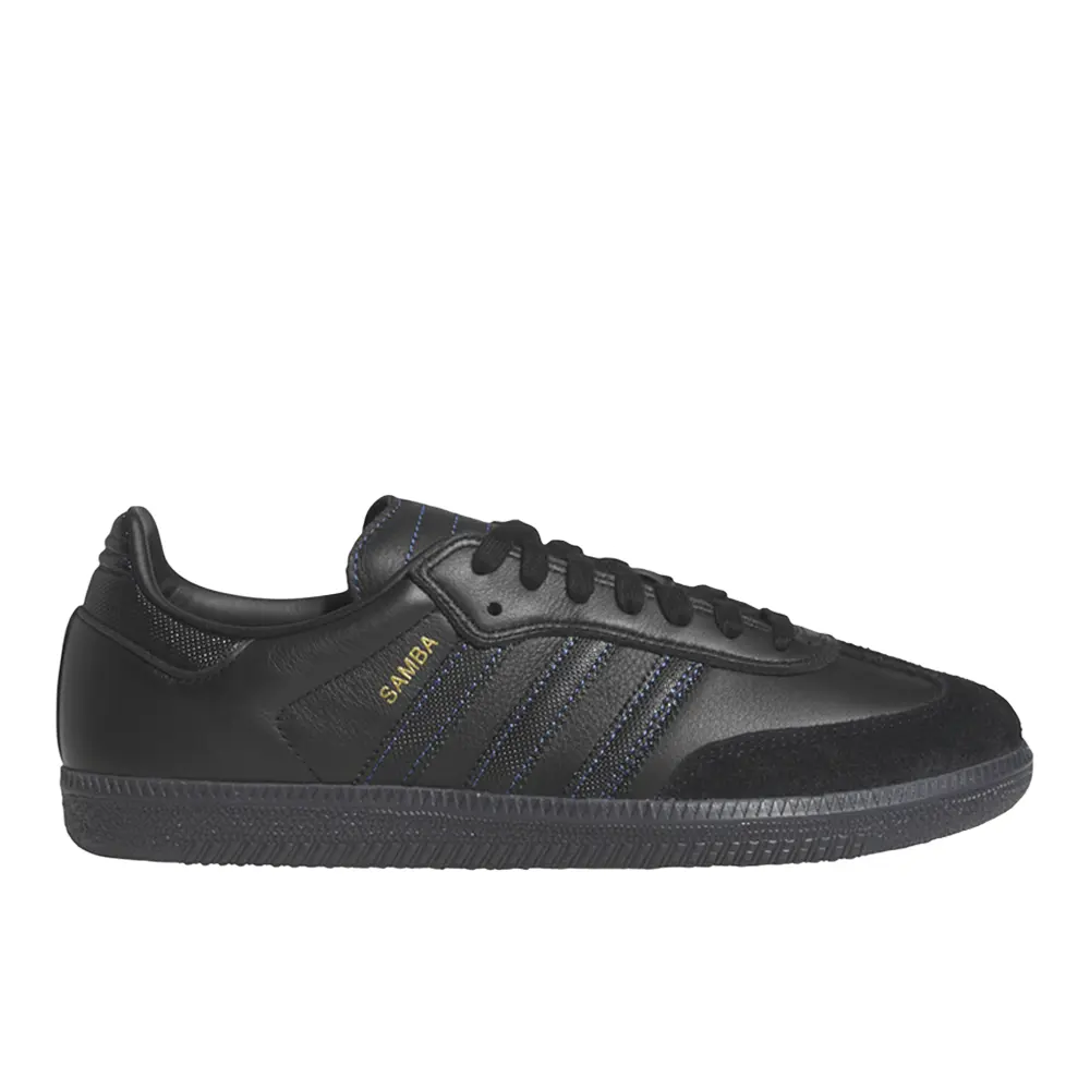 adidas Mens Samba Adv Skate Skate Sneakers Shoes - Black adidas Mens Samba Adv Skate Skate Sneakers Shoes - Black