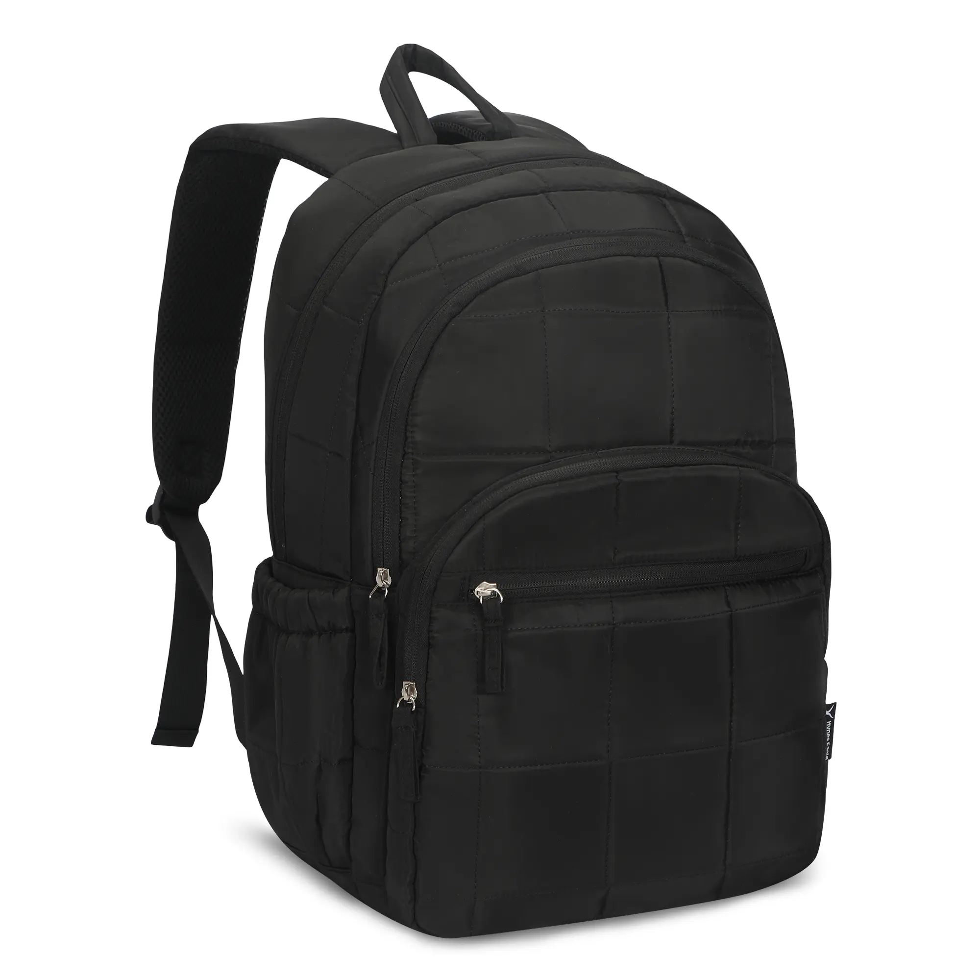 HYNES EAGLE College Laptop Backpack, Travel Personal Item Backpack for Women, Water-repellent Nylon Work Bag Quilted Casual Daypack Fit 16 inch Laptop, School Backpack with Multiple Pockets