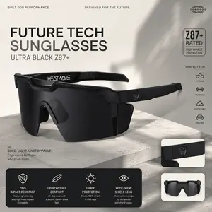 Visual Future Tech Z87+ Sunglasses – Impact Resistant Shield Sunglasses for Outdoor Sports