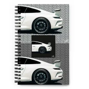 Porsche GT3 Spiral notebook exotic car notebook