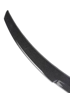 Sensefull Carbon Fiber Rear Bumper Lip Trunk Wing MP M4 PSM Style Roof Spoiler Kit For BMW 3 Series F30 F31 F35 2012-2019 Gloss Black