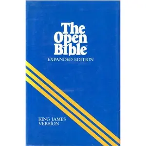 USED Book - Holy Bible: Open Bible, King James Version by Anonymous (Hardcover) - english