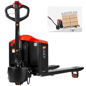 fathersdaygift VEVOR Electric Pallet Jack, 4400 lbs Load Capacity, Lithium Battery Powered Pallet Jack Truck with 48Lx 27W Inch Forks for Material Handling, Suitable for Warehouse, Supermarket, Manufacturing