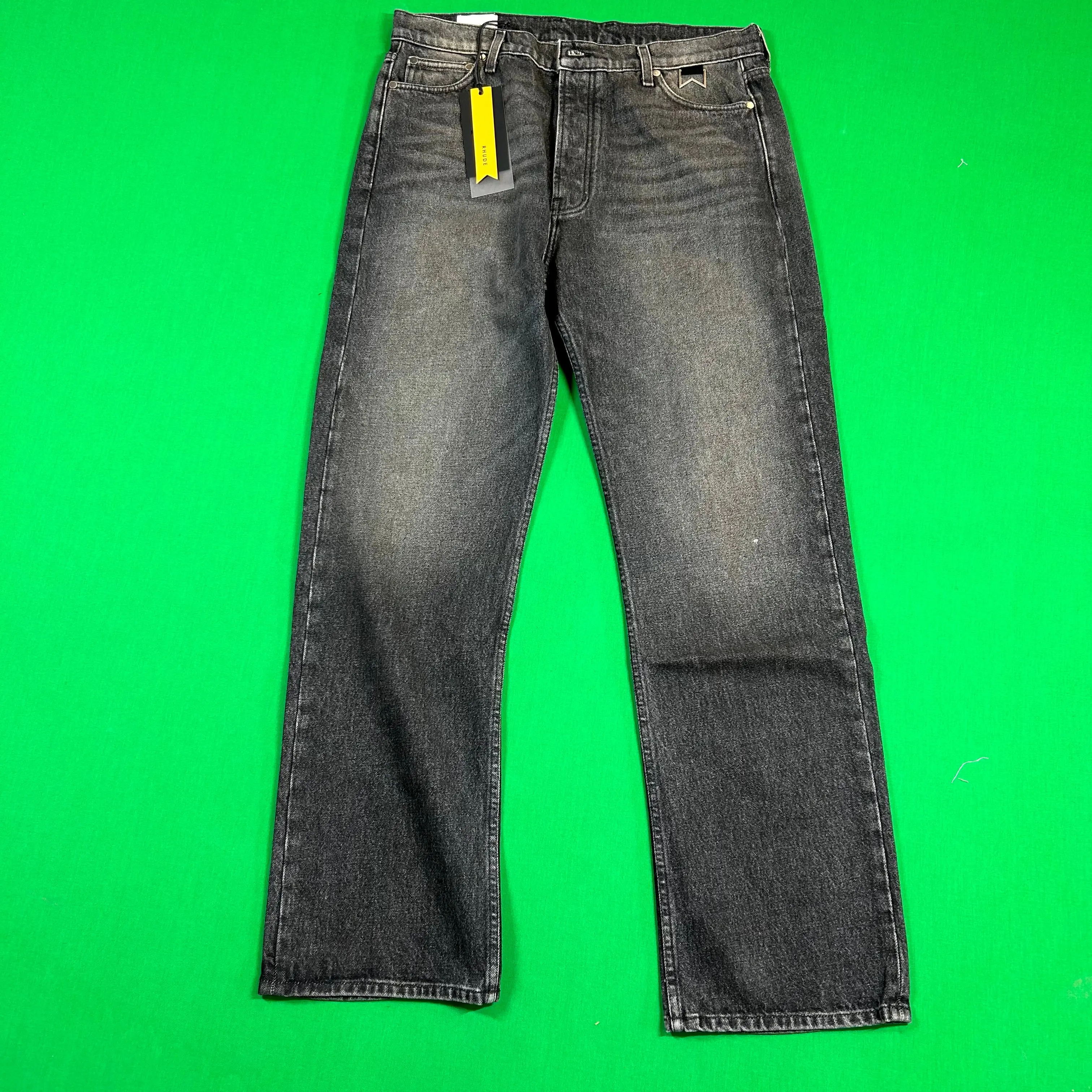 RHUDE Authentic 90s Black Denim Mens Jeans Size 30 MSRP: $725.00