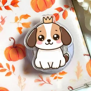 Cute Puppy Magsafe Phone Grip, Magnetic Phone Holder & Kickstand, Gift for Dog Lovers