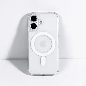For  iPhone 17 ip17 Air 17promax 16 Pro Max 16 15 14 13 12 11 Case Clear, [Compatible with Magsafe] [Military-Grade Protection] Shockproof Slim Phone Sleeve Cases