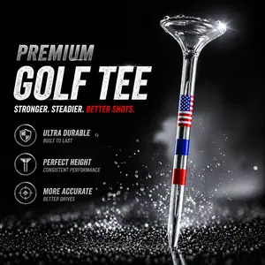 Professional Golf Tee Set, 30/50pcs Golf Training Tee, Golf Training Accessories, Golf Accessories for Men & Women, Golf Gift, Golf Pack