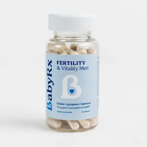 BabyRx Men’s Daily Wellness | Multivitamin Blend with Folate + Lycopene + Selenium