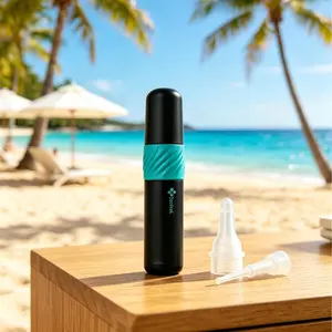 Portable deep-cleaning nasal inhaler for nasal care, refreshing aromatherapy, mint flavor.
