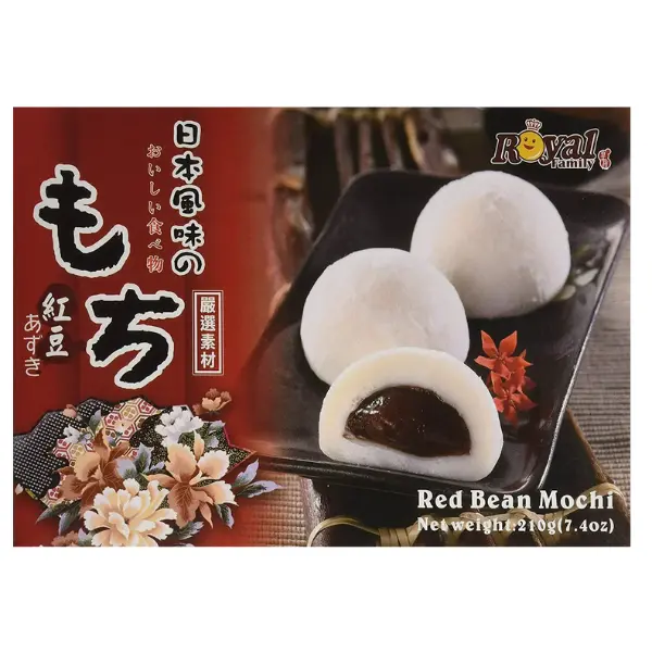 Royal Family Japanese Rice Cake Mochi Daifuku (Red Bean) 210g Snack Dessert, Convenient Dessert Snacks, Mochi Snacks