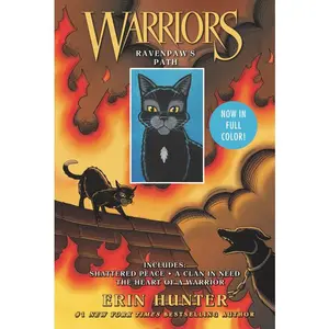 Warriors: Ravenpaw's Path: 3 Full-Color Warriors  Books in 1: Shattered Peace, A Clan in Need, The Heart of a Warrior (Warriors) by Erin Hunter||James L. Barry [Paperback Book]